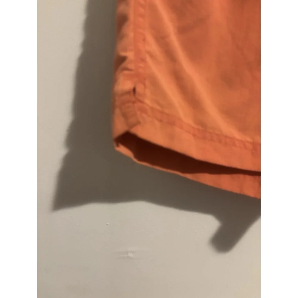 The North Face Swim Trunks Men's Small Board Shorts Orange Coral‎ Belted